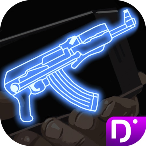 霓虹灯枪射击武器