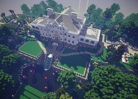 我的世界斯诺高地庄园地图存档下载绿色版