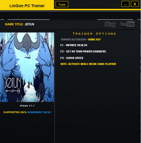 巨人约顿三项修改器下载Lingon版