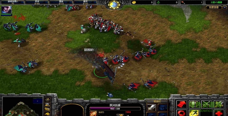 火魔影vs魔兽1.4.9_魔兽对抗地图下载