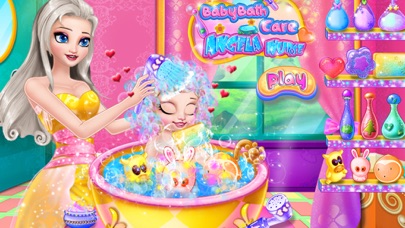 宝贝沐浴洗澡护理 安吉拉公主护士 - 打扮