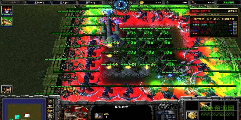 僵魔生尸世界v3.7正式版_魔兽生存地图下载