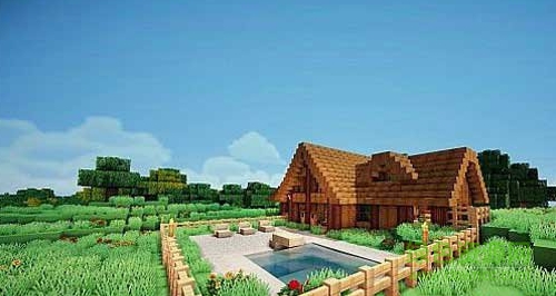 我的世界生存小木屋地图存档下载v1.8 绿色版