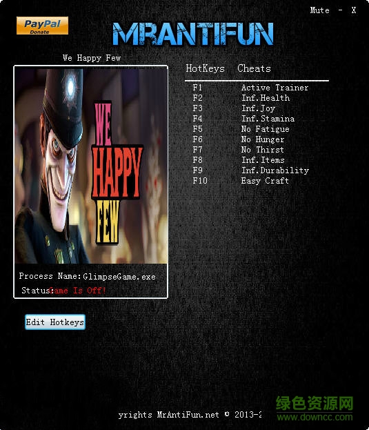 少数幸运儿九项修改器下载v3.0 绿色版