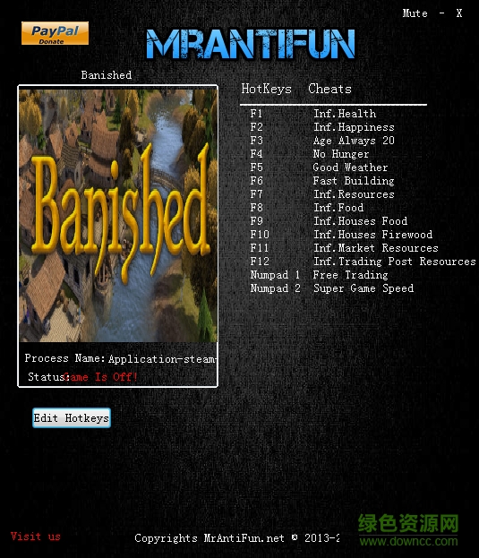 放逐之城十四项修改器下载v1.0.5 绿色通用版