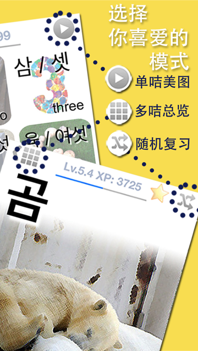 LingoCards 图像字典：学习韩语/韩文(免费版)