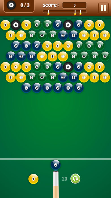 8个台球拍 - 射球