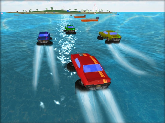 水冲浪怪物卡车 - 极限特技赛车