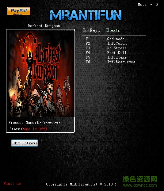 暗黑地牢六项修改器下载v1.0 免费版