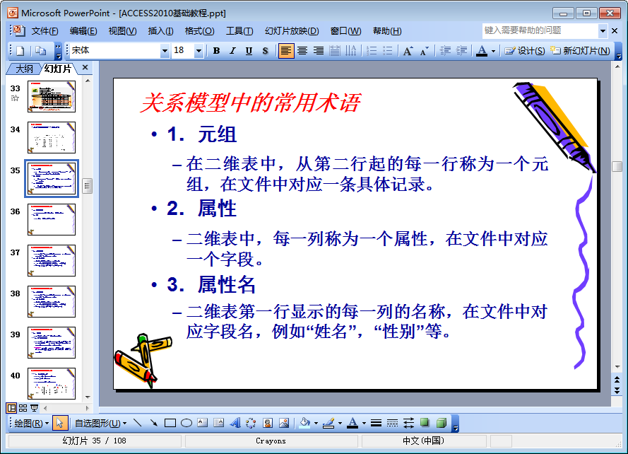 ACCESS2010基础教程PPT免费版下载