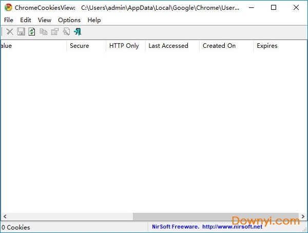 谷歌浏览器cookies查看器(chromecookiesview)下载v1.1.0 绿色版