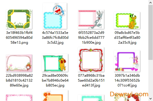 大头贴素材 大头贴图片模板