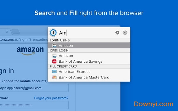 1password chrome(账号密码管理工具)下载v4.6.12.90 绿色版