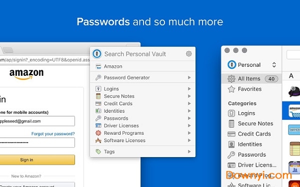 1password chrome(账号密码管理工具)下载v4.6.12.90 绿色版