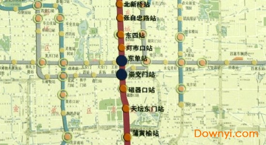 北京地铁5号线路图最新版下载