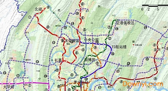 重庆轨道交通规划图2021版下载最新版