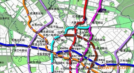 成都轨道交通规划图高清版下载大图版