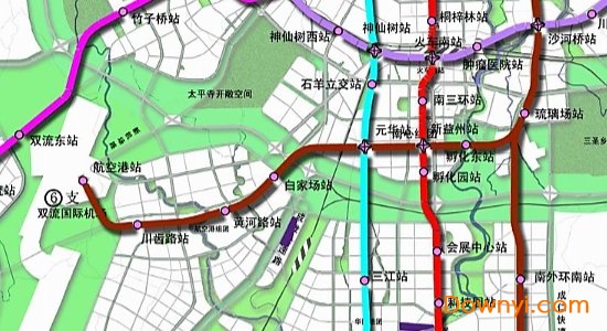 成都轨道交通规划图高清版下载大图版