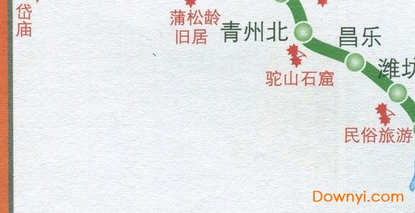 济青客运专线线路图下载