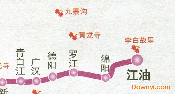 成绵乐城际铁路线路图 成绵乐铁路客运专线图