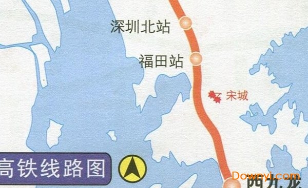 广深港高铁线路示意图下载