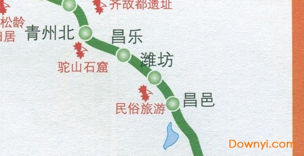 济青客运专线线路图下载