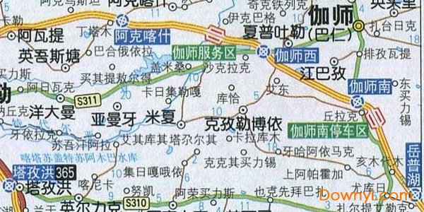 喀什附近自驾游地图高清版 喀什附近自驾游地图集