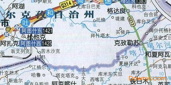 喀什附近自驾游地图高清版下载免费版