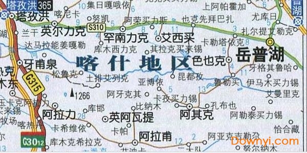 喀什附近自驾游地图高清版下载免费版