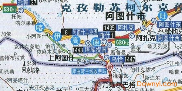 喀什附近自驾游地图高清版下载免费版