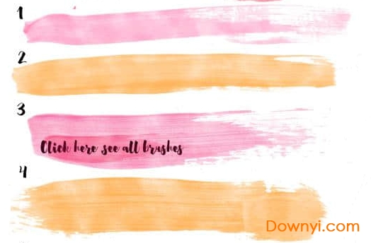 ps手绘笔刷素材(100种)下载免费版