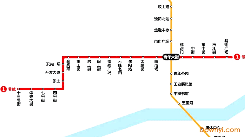 2019沈阳地铁线路图 沈阳地铁线路图2019版