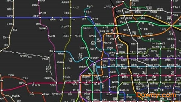 北京地铁规划图2030年高清大图下载绿色版