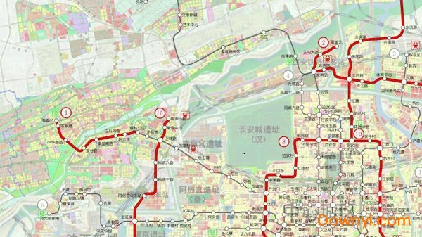 西安地铁规划图2023终极版下载最新版