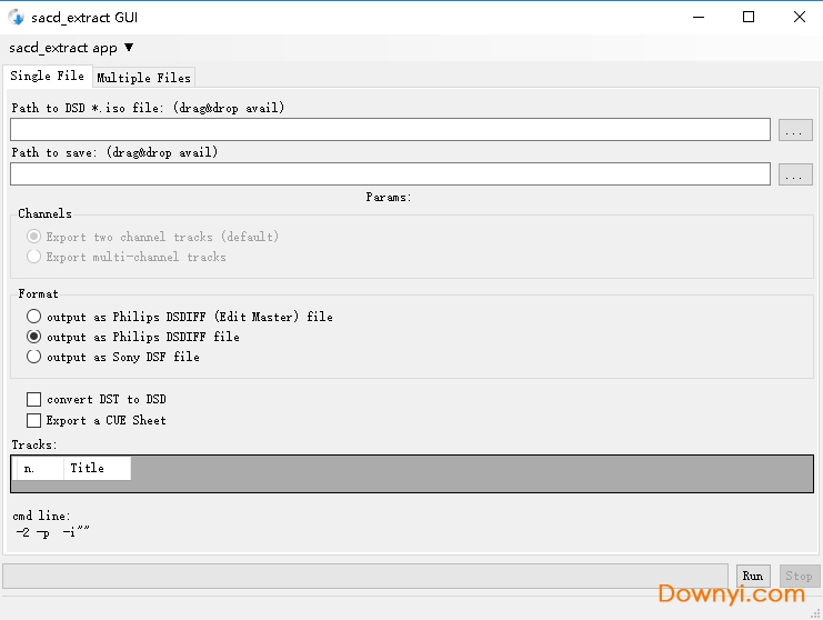 Sacd Iso镜像提取器(sacd extract GUI)下载v1.5.0.1 免费版