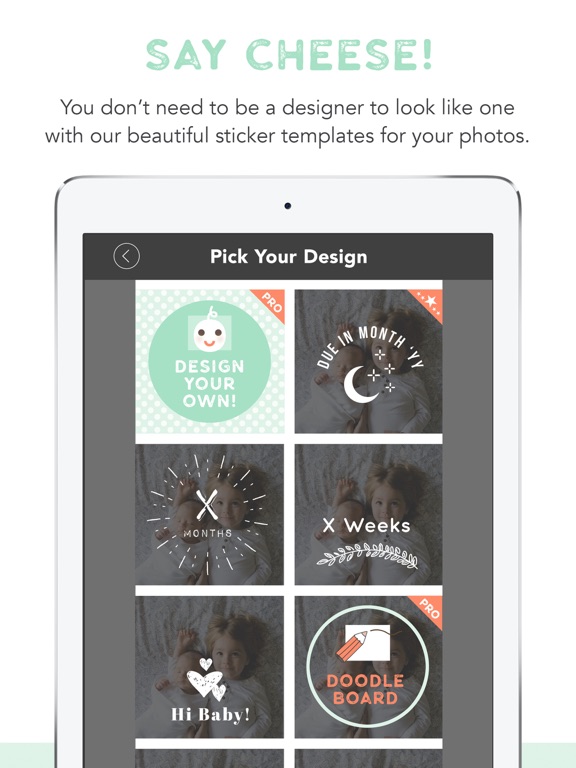 宝宝照片 - 怀孕和里程碑图像