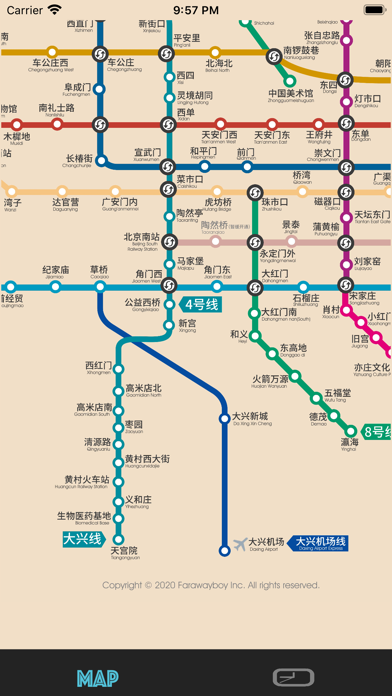 北京地铁线路图