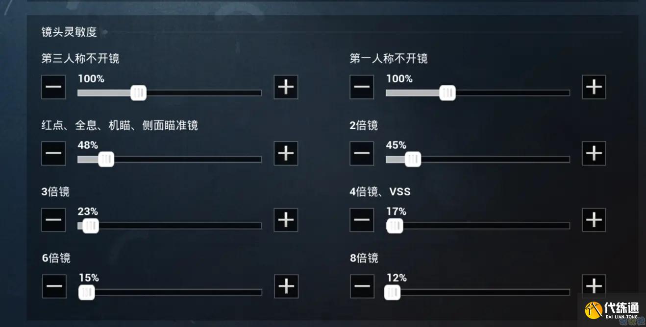 《和平精英》nv小白灵敏度设置分享
