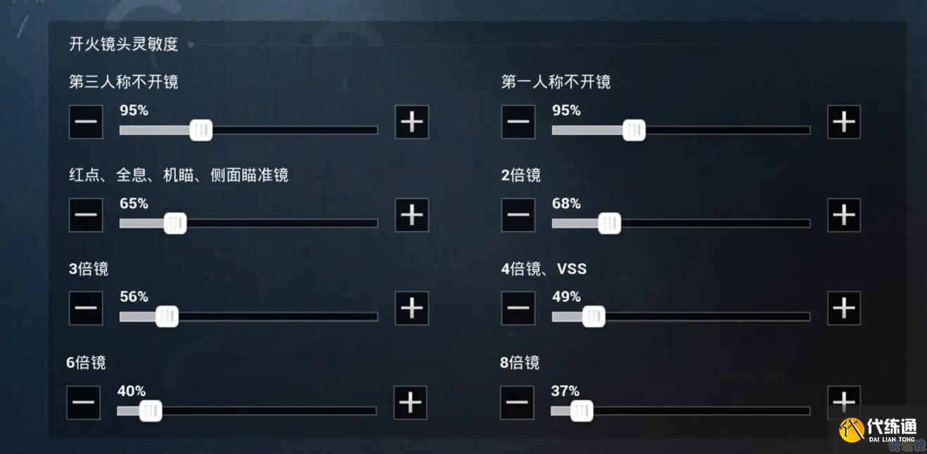 《和平精英》nv小白灵敏度设置分享
