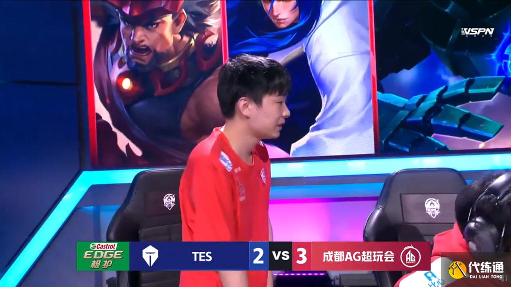 王者荣耀KPL春季赛,初晨表现确实值千万,AG让二追三决战到天明