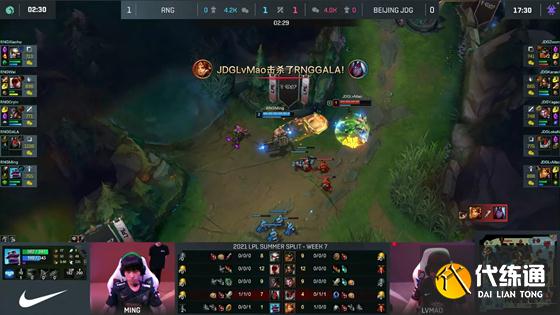 LOL-LPL:Xiaohu蒙多上路通关,RNG