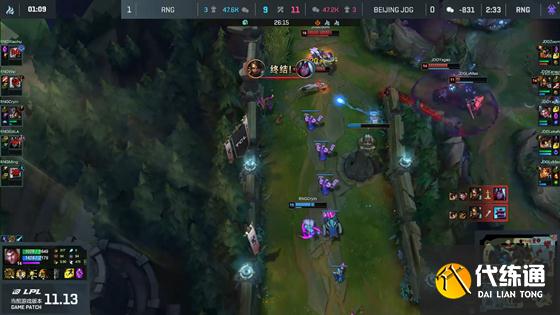 LOL-LPL:Xiaohu蒙多上路通关,RNG