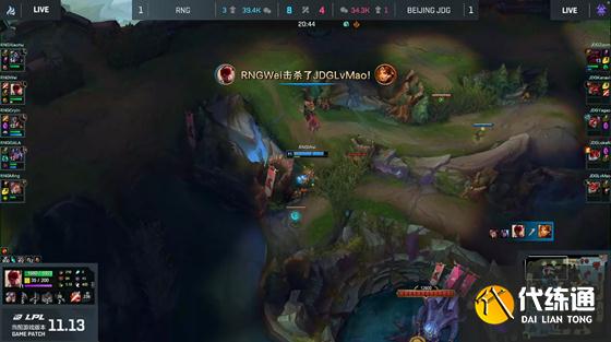 LOL-LPL:Xiaohu蒙多上路通关,RNG