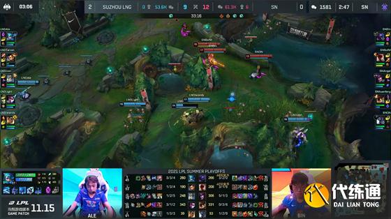 LOL-LPL:Light超神不死薇恩“请神上身”,LNG鏖战五局3-2淘汰SN