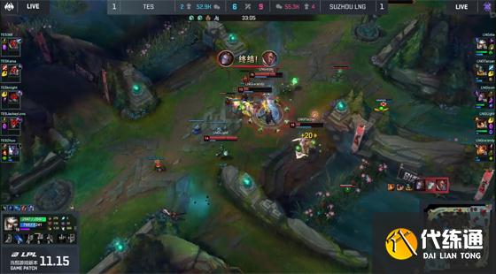 LOL-LPL：icon“快乐风男”亚索抓崩369船长，LNG