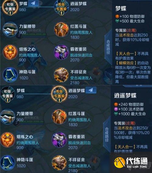 王者荣耀英雄专属装备大全:英雄专属装备图鉴汇总