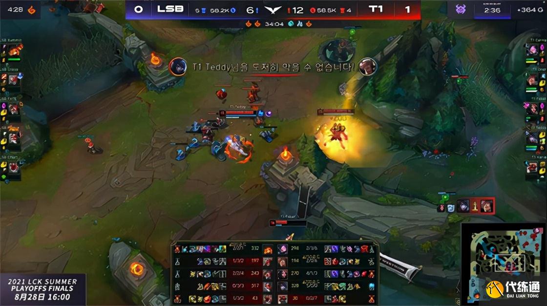 LOL-LCK：Faker招牌妖姬重出江湖输出爆表，T1节奏压制3-0横扫LSB
