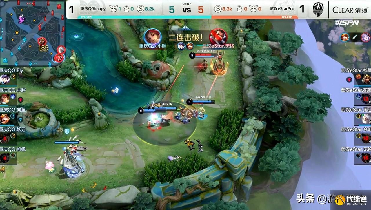 王者荣耀:QG4:1淘汰E星进决赛,FLY力挽狂澜,冲击第3款FMVP皮肤