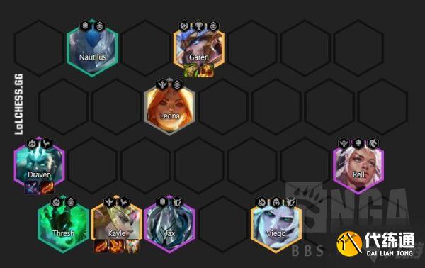 《云顶之弈》11.16版4骑士德莱文天使双C阵容