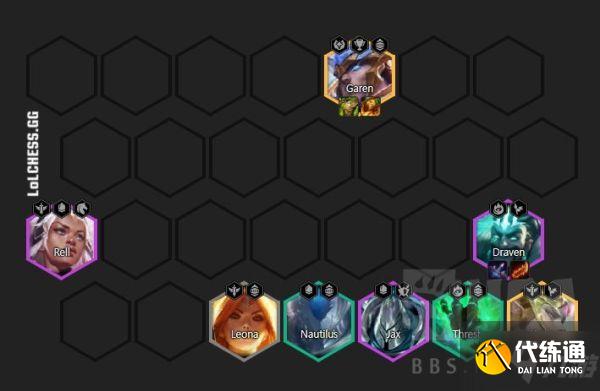 《云顶之弈》11.16版4骑士德莱文天使双C阵容